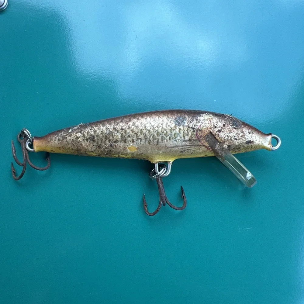 Vintage Rapala Crankbait Lures, Set Of 4